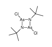 1,3-ditert-butyl-2,4-dichloro-1,3,2,4-diazadiarsetidine Structure