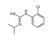 1-(2-chlorophenyl)-3-propan-2-ylthiourea结构式
