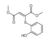dimethyl 2-(2-hydroxyphenyl)sulfanylbut-2-enedioate结构式