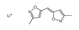 lithium,3-methyl-5-[(3-methyl-1,2-oxazol-5-yl)methyl]-1,2-oxazole Structure