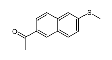 1-(6-methylsulfanylnaphthalen-2-yl)ethanone Structure