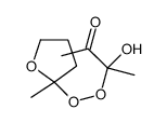 3-hydroxy-3-(2-methyloxolan-2-yl)peroxybutan-2-one结构式