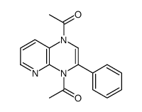 1-(4-acetyl-3-phenylpyrido[2,3-b]pyrazin-1-yl)ethanone结构式