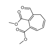 dimethyl 7-formylcyclohepta-2,4,7-triene-1,2-dicarboxylate Structure