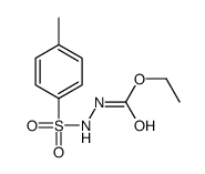 ethyl N-[(4-methylphenyl)sulfonylamino]carbamate结构式