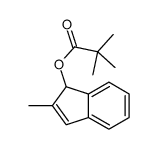 (2-methyl-1H-inden-1-yl) 2,2-dimethylpropanoate结构式