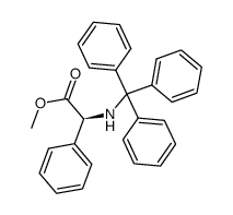 methyl N-trityl-(S)-phenylglycinate Structure