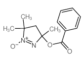 3H-Pyrazol-3-ol,4,5-dihydro-3,5,5-trimethyl-, 3-benzoate, 1-oxide结构式