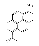 1-(6-aminopyren-1-yl)ethanone结构式
