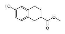 methyl 1,2,3,4-tetrahydro-6-hydroxynaphthalene-2-carboxylate Structure