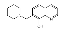 8-Quinolinol,7-(1-piperidinylmethyl)- picture