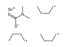 tributyl[(dimethylthiocarbamoyl)thio]stannane结构式