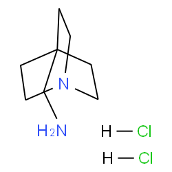 Quinuclidin-4-ylmethanamine dihydrochloride structure