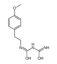 1-(p-Methoxyphenethyl)biuret结构式