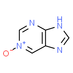 1H-Purine, 3-oxide (9CI) structure