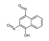 2,4-dinitroso-1-naphthol结构式