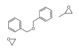 2-methyloxirane,oxirane,phenylmethoxymethylbenzene Structure