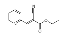 Ethyl (E)-2-cyano-3-(pyridin-2-yl)acrylate Structure