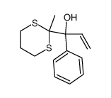 1-(2-Methyl-1,3-dithian-2-yl)-1-phenyl-2-propen-1-ol Structure