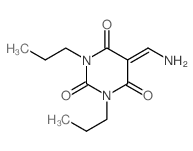 5-(aminomethylidene)-1,3-dipropyl-1,3-diazinane-2,4,6-trione Structure