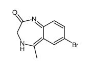 7-bromo-5-methyl-3,4-dihydro-1,4-benzodiazepin-2-one Structure