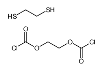 2-carbonochloridoyloxyethyl carbonochloridate,ethane-1,2-dithiol结构式