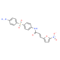 2-Propenamide, N-4-(4-aminophenyl)sulfonylphenyl-3-(5-nitro-2-furanyl)- structure