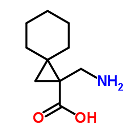 1-AMINOMETHYL-SPIRO[2,5]OCTANE-1-CARBOXYLIC ACID Structure