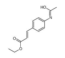 ethyl 3-(4-acetamidophenyl)prop-2-enoate结构式