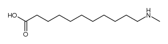 11-methylamino-undecanoic acid结构式