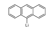 9-lithioanthracene Structure