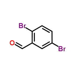 2,5-二溴苯甲醛结构式