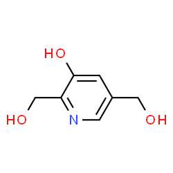 2,5-Pyridinedimethanol, 3-hydroxy- (9CI)结构式