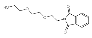 2-(2-[2-(2-羟基-乙氧基)-乙氧基]-乙基)-异吲哚-1,3-二酮结构式