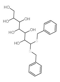 7,7-bis(benzylsulfanyl)heptane-1,2,3,4,5,6-hexol结构式