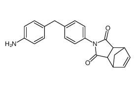 N-[4-(4-AMINOBENZYL)PHENYL]-5-NORBORNENE-2,3-DICARBOXIMIDE结构式