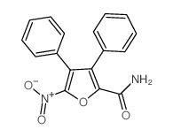 5-(Hydroxy(oxido)amino)-3,4-diphenyl-2-furamide结构式
