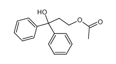 3-acetoxy-1,1-diphenyl-1-propanol结构式