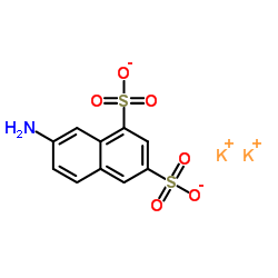 1,3-Naphthalenedisulfonic acid,7-amino-,potassium salt结构式