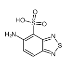 5-amino-benzo[1,2,5]thiadiazole-4-sulfonic acid结构式