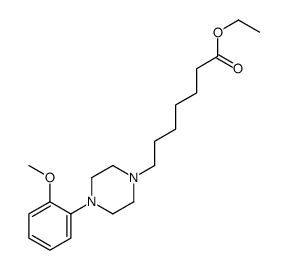 ethyl 7-[4-(2-methoxyphenyl)piperazin-1-yl]heptanoate Structure