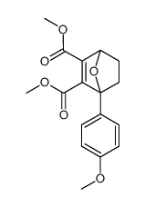 dimethyl 3-(p-anisyl)-3,6-endoxotetrahydro-4,5-phthalate结构式