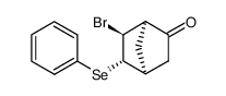 5-exo-benzeneselenenyl-6-endo-bromobicyclo[2.2.1]heptan-2-one结构式