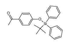 4-tert-butyldiphenylsilyloxyacetophenone结构式