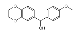 (p-anisyl)(2,3-dihydr-benzo[1,4]dioxin-6-yl)methanol Structure