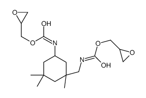 oxiranylmethyl [[1,3,3-trimethyl-5-[[(oxiranylmethoxy)carbonyl]amino]cyclohexyl]methyl]carbamate Structure