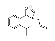 2-allyl-4-methyl-1-oxo-1,2,3,4-tetrahydro-[2]naphthaldehyde结构式