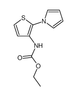 N-((pyrrolyl-1)-2 thienyl-3) carbamate d'ethyle Structure