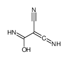 2-cyano-3-iminoprop-2-enamide Structure