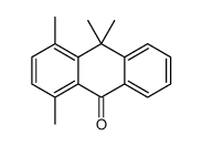 1,4,10,10-tetramethylanthracen-9-one Structure